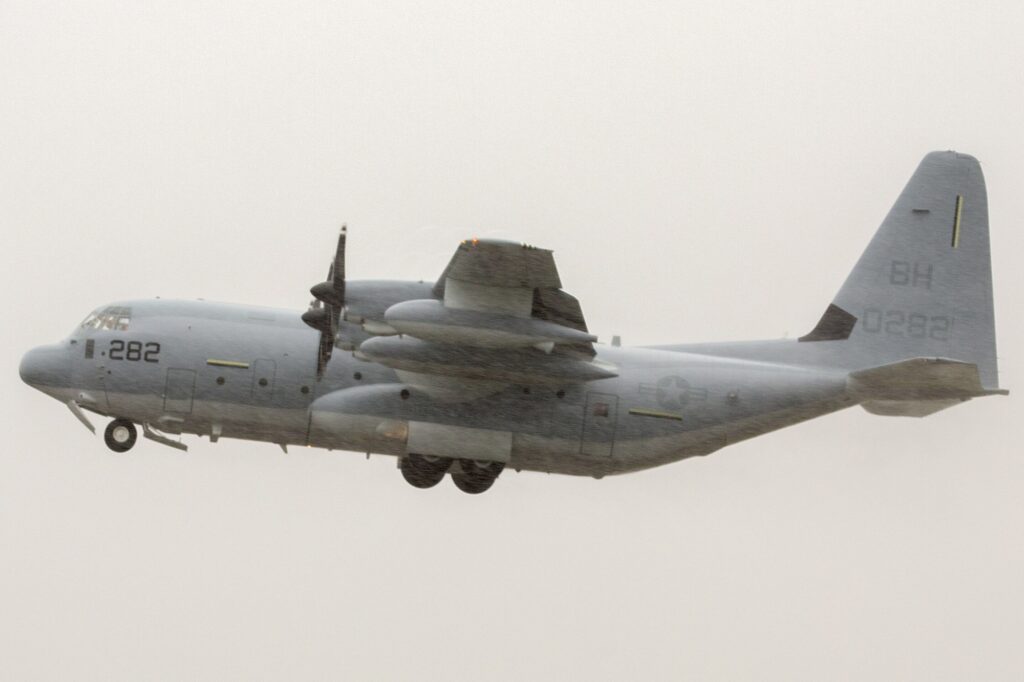 The 2700th C 130 Hercules delivered a USMC KC 130J tactical tanker The 2,700th C-130 Hercules delivered, a USMC KC-130J tactical tanker