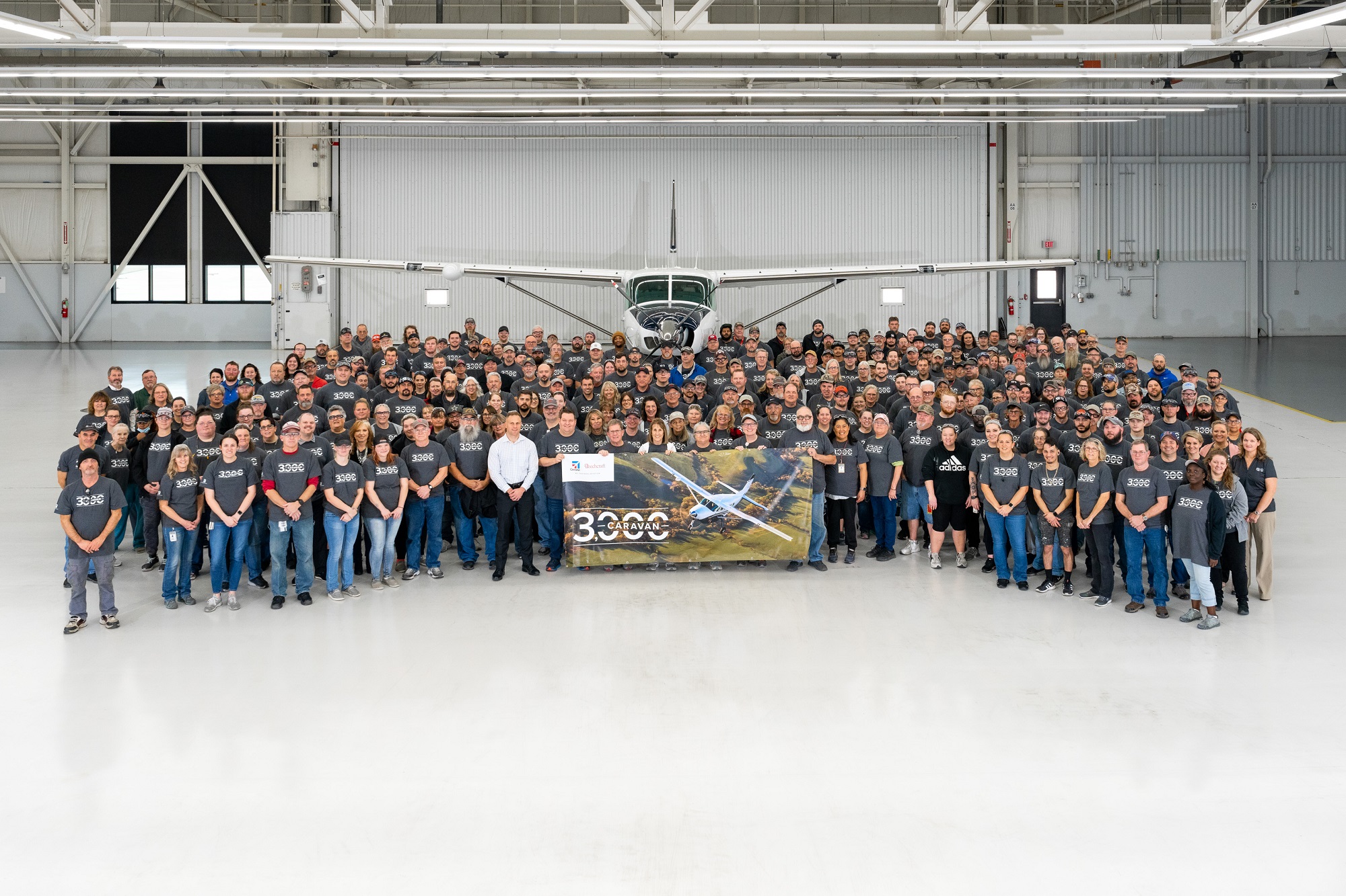 The 3000th Cessna Caravan being delivered to Azul Conecta