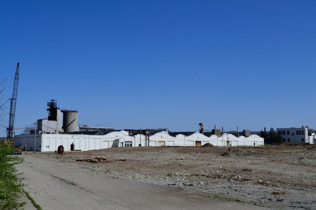 The Wright Brothers first factory site was badly damaged by fire