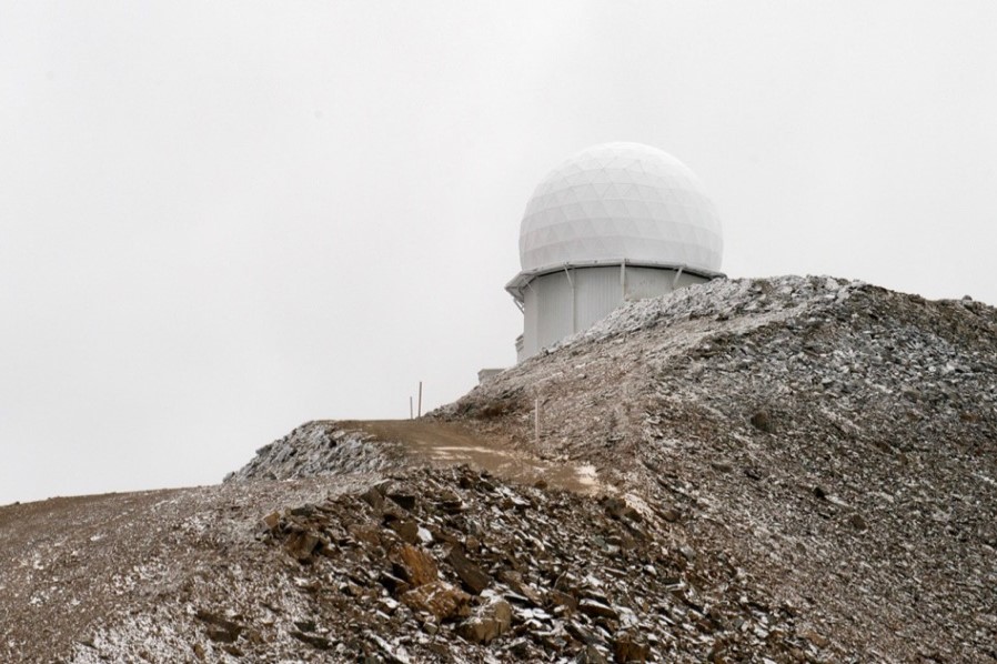 Tin City Air Force radar dome