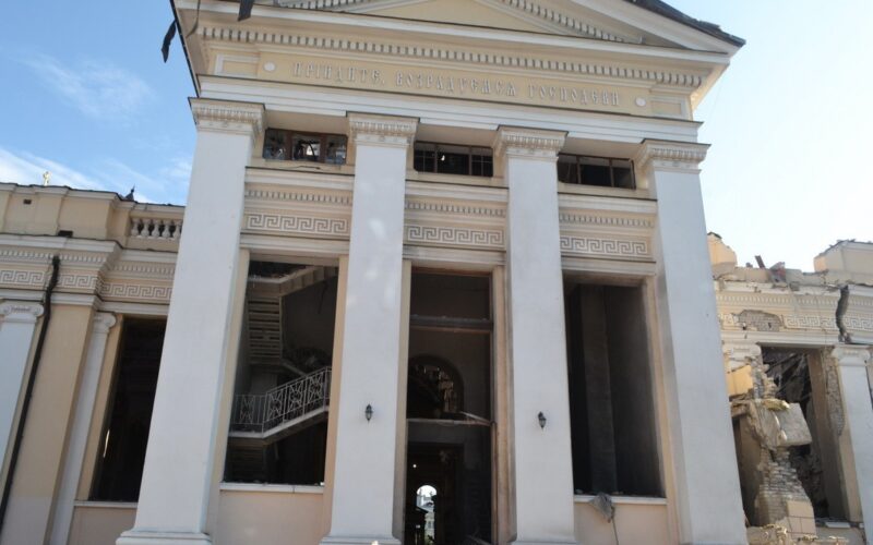 Transfiguration Cathedral in Odesa after Russian missile attack