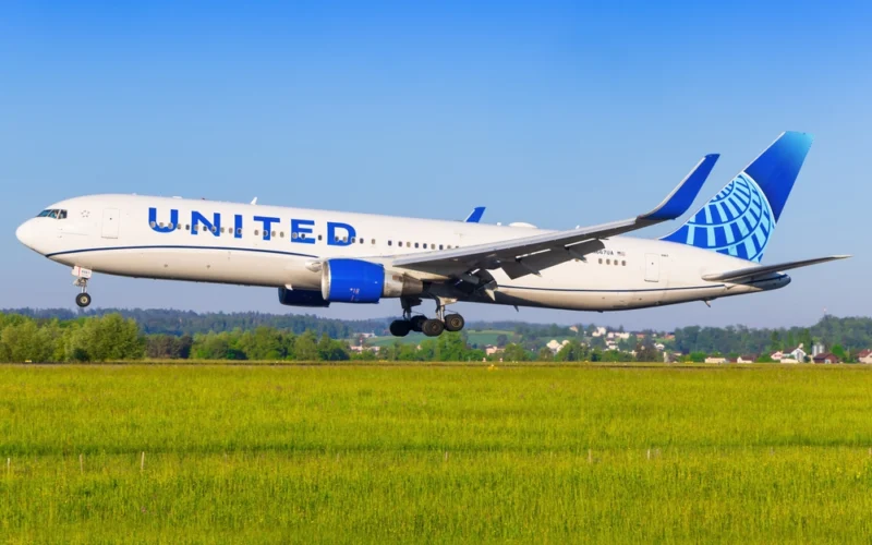 Zürich,,1,Mai,2024:,United,Airline,B767,Airplane,At,Zürich
