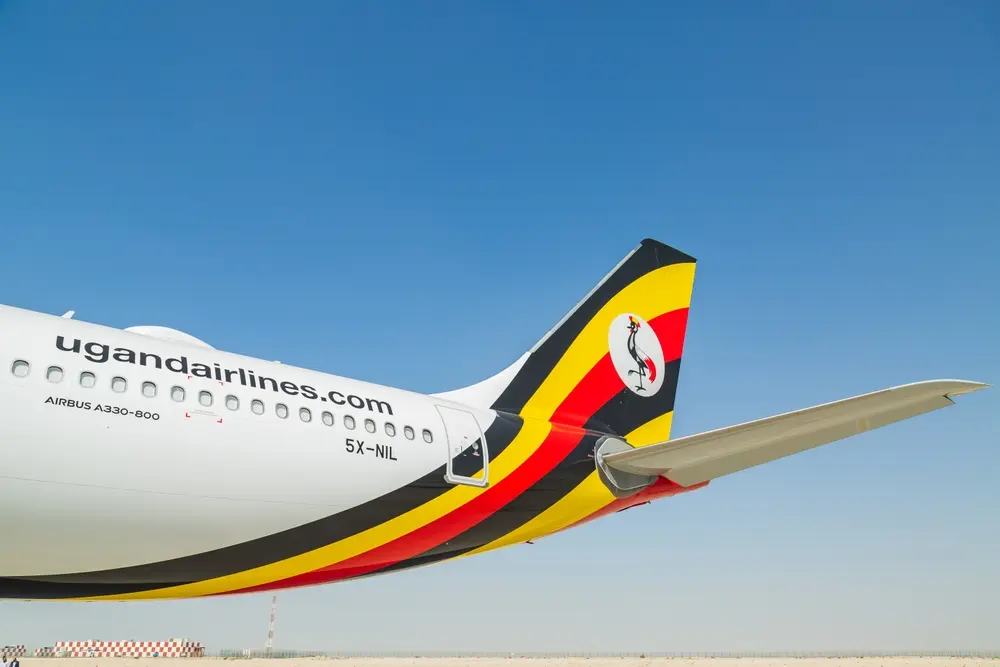 DubaiUnitedArabEmirates November162021UgandaAirlines Dubai,,United,Arab,Emirates,-,November,16,2021:,Uganda,Airlines