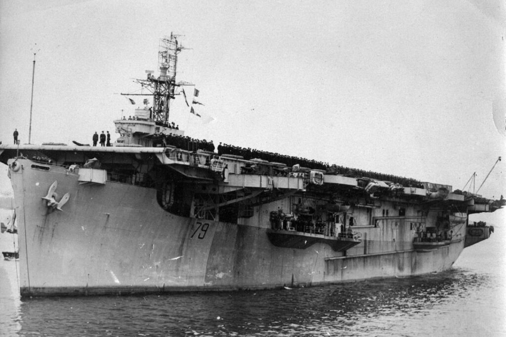 USS Ommaney Bay aircraft carrier