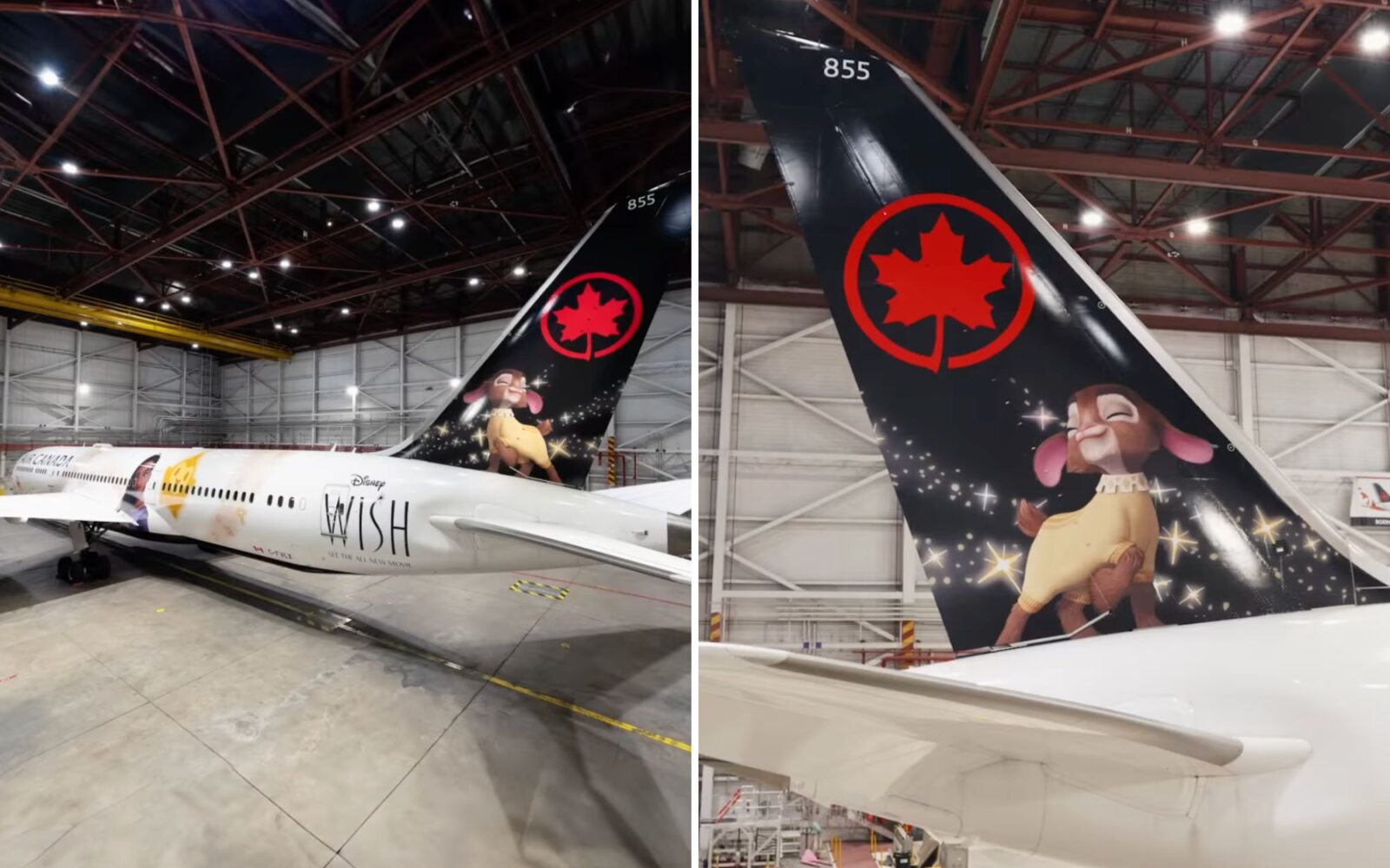 Air Canada B787 new livery features Disney's new film 'Wish' AeroTime