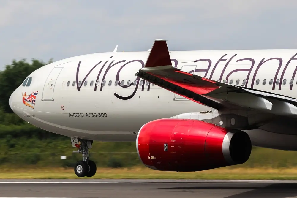 ManchesterAirportUnitedKingdom 8July2022VirginAtlantic Manchester,Airport,,United,Kingdom,-,8,July,,2022:,Virgin,Atlantic