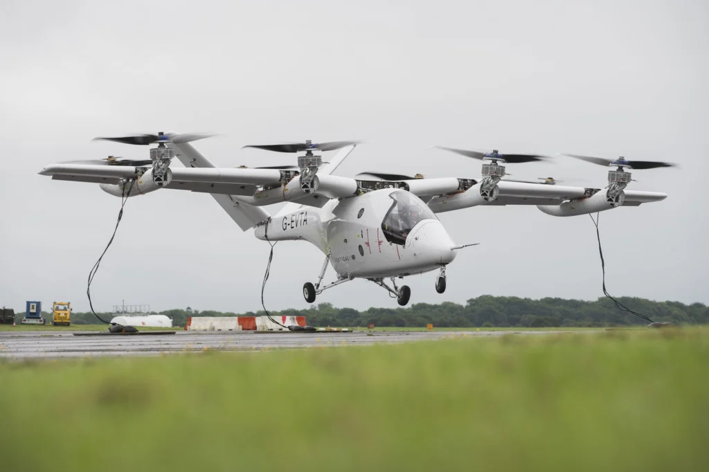 Vertical Aerospace eVTOL tethered flight Vertical Aerospace eVTOL tethered flight