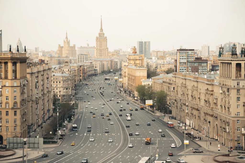 View of Moscow Russia View of Moscow, Russia