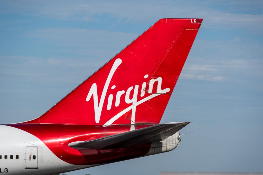 Virgin Atlantic Boeing 747 tail livery
