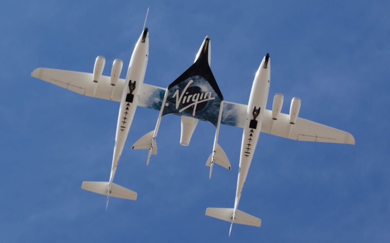 Virgin Galactic VMS Eve with SpaceShipTwo