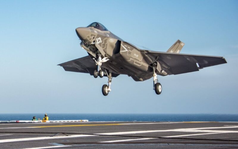 Close view of a F 35C Lightning II