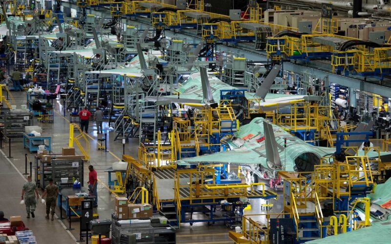 F-35 assembly line