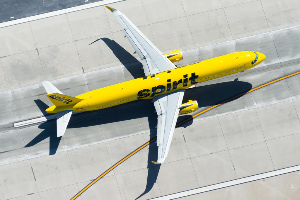 aerial view of a spirit airlines a321 at laxjpg aerial_view_of_a_spirit_airlines_a321_at_lax.jpg