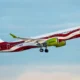 airBaltic celebrated the Latvian mens national ice hockey teams first ever medal with style