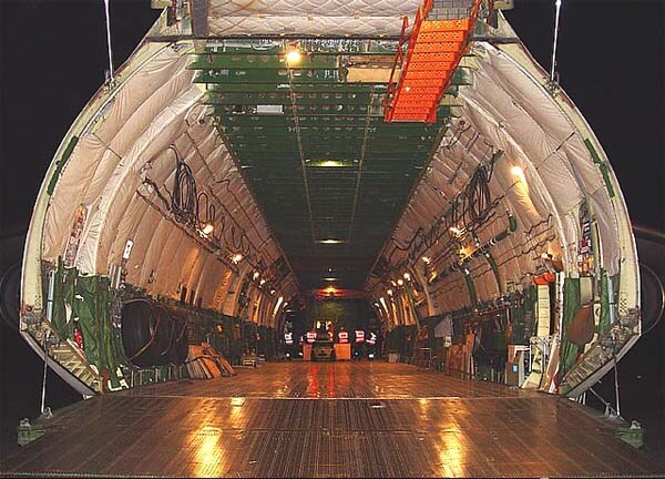 An-225 cargo bay