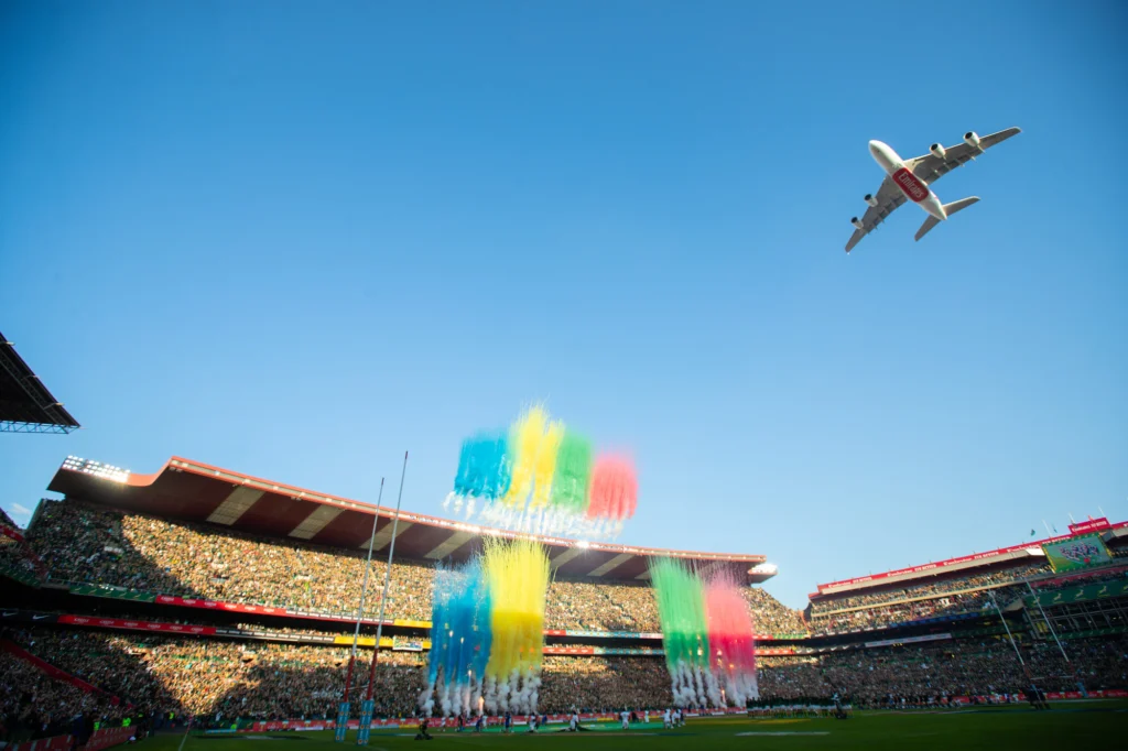 Airbus A380 flypast Airbus A380 flypast