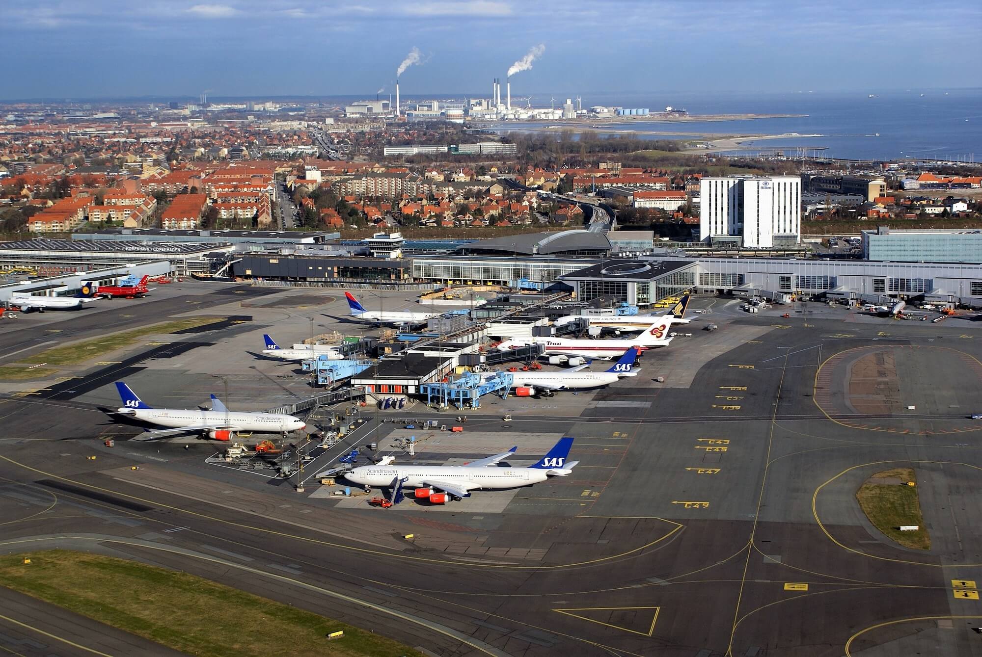 Copenhagen Airport (CPH) in Denmark 