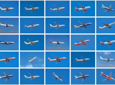 different airlines