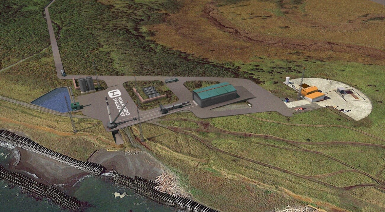 Hokkaido spaceport Launch Complex 1 render