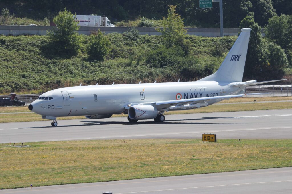 Indian Navy P 8I Poseidon maritime patrol aircraft
