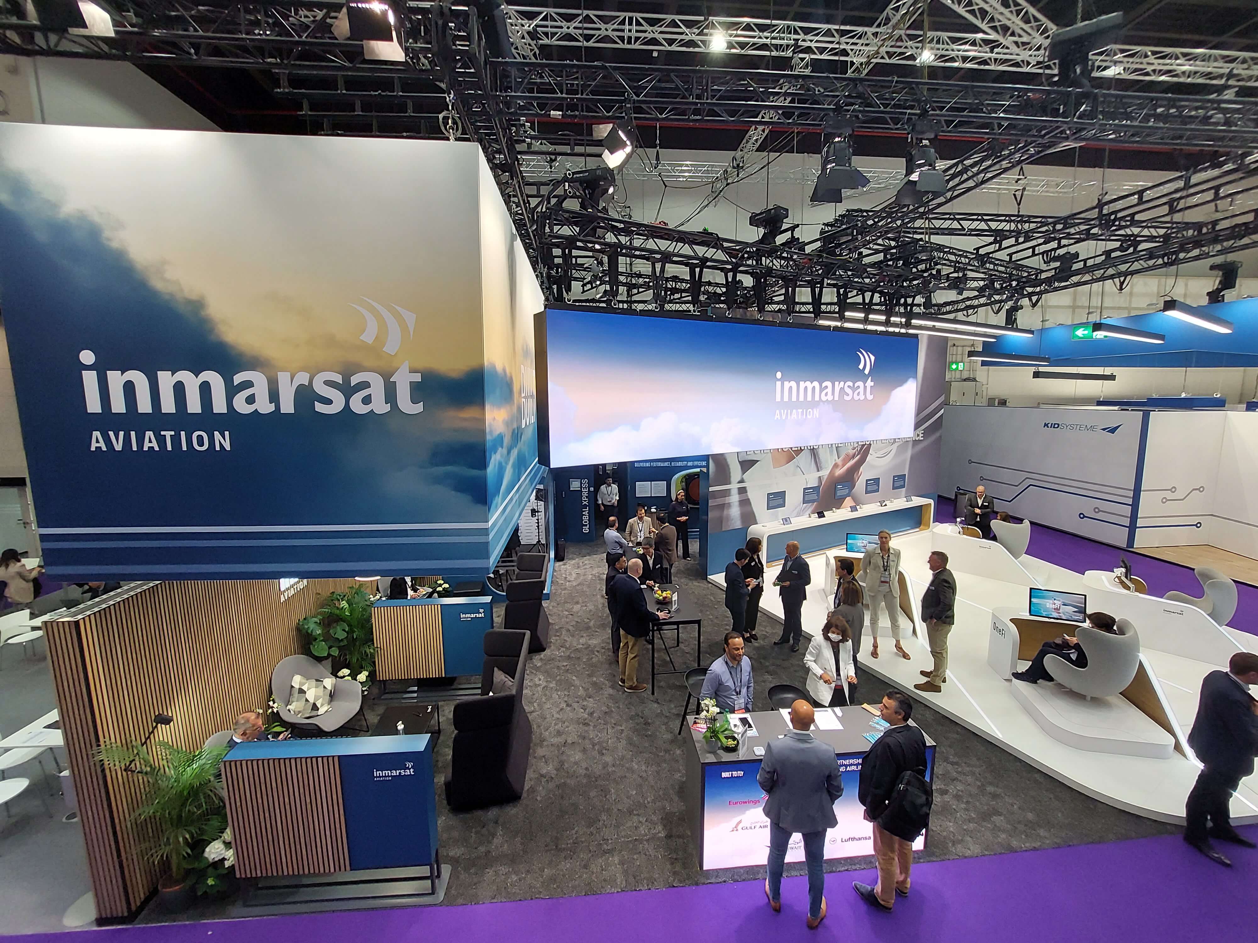 Inmarsat stand at AIX 2022 in Hamburg