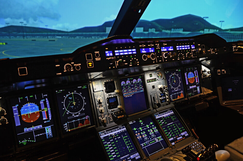 Inside the Airbus A380 flight deck