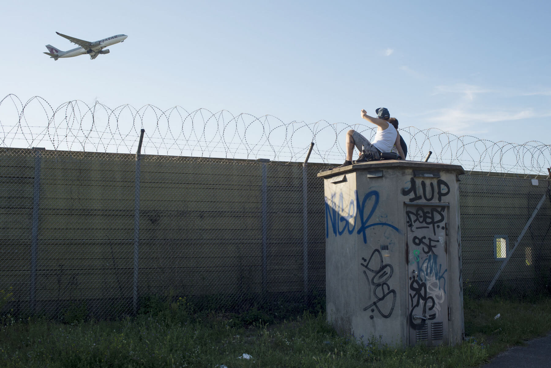 Plane-spotting on "Berlin Wall", TLX, 2016 from A-SPOT, part of t