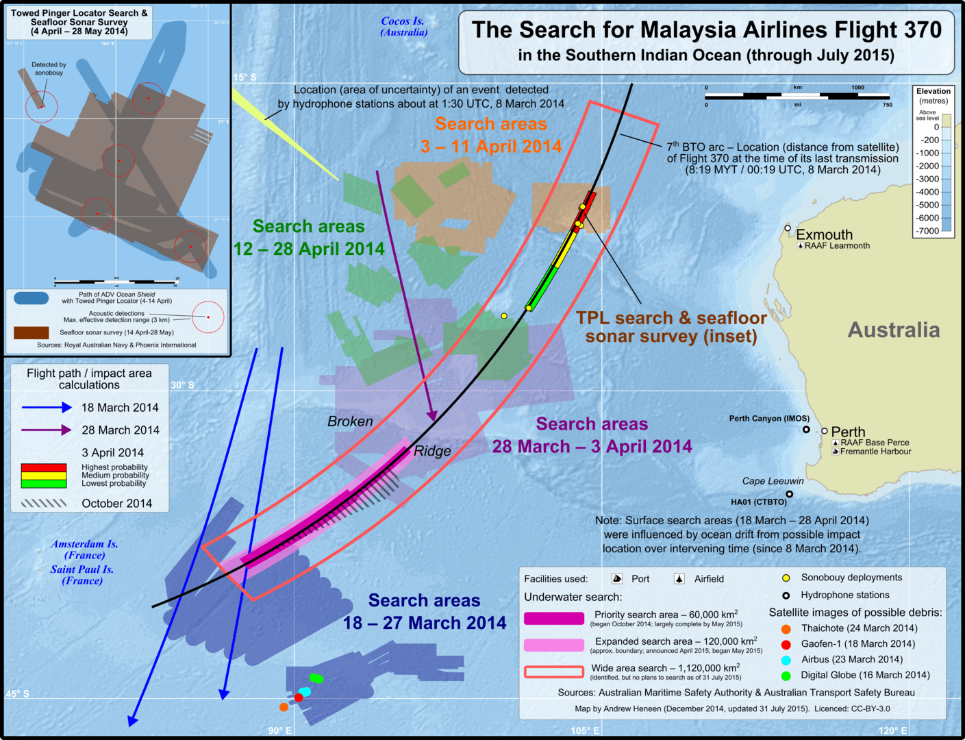Search for MH370 in Southern Indian Ocean