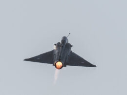French Air Force Mirage 2000D fighter jet