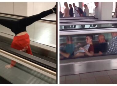 moving walkways stunt