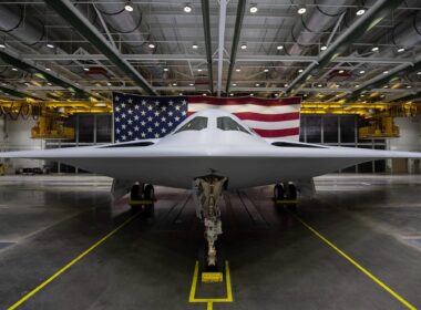 The B-21 Raider prototype as it was unveiled