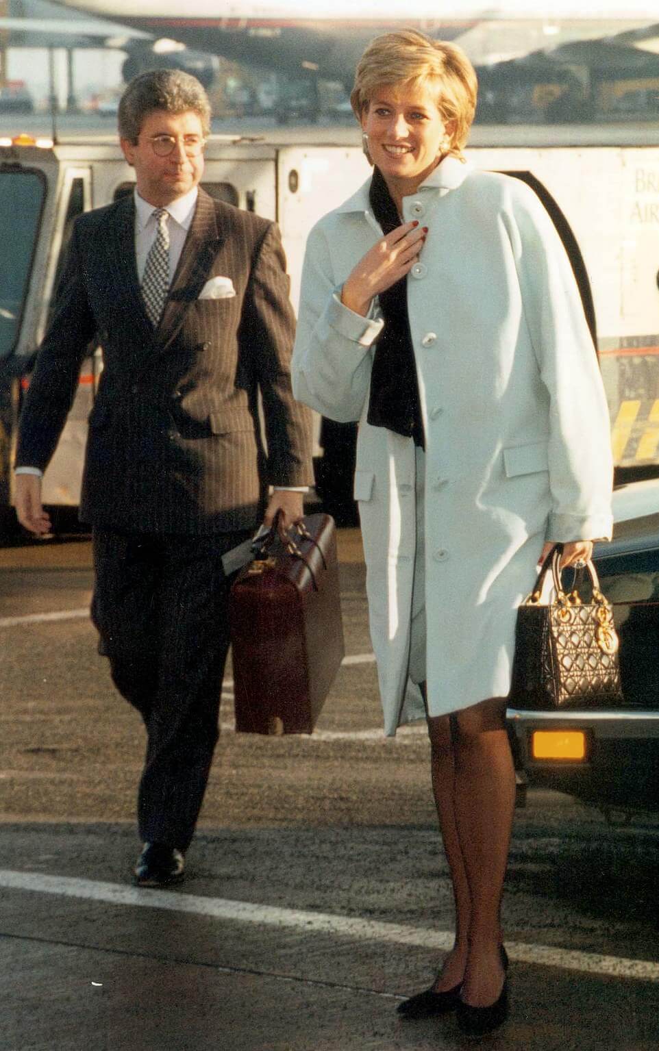 Patrick Japhson with Princess Diana