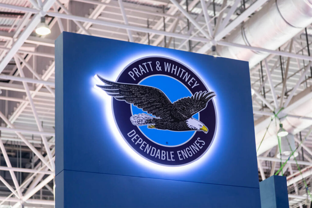 pratt and whitney sign at aerospace exhibitionjpg pratt_and_whitney_sign_at_aerospace_exhibition.jpg