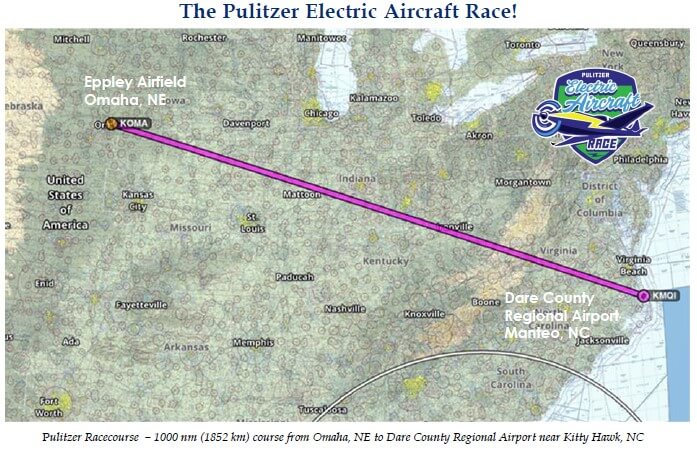 Pulitzer electric aircraft raceourse