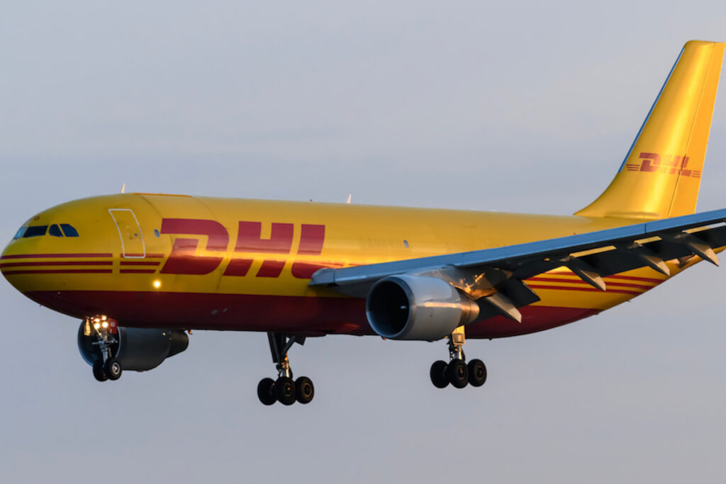 HeathrowAirportLondonEnglandOnMay152018DhlCargo Heathrow,Airport,,London,,England,On,May,15,2018.,Dhl,Cargo