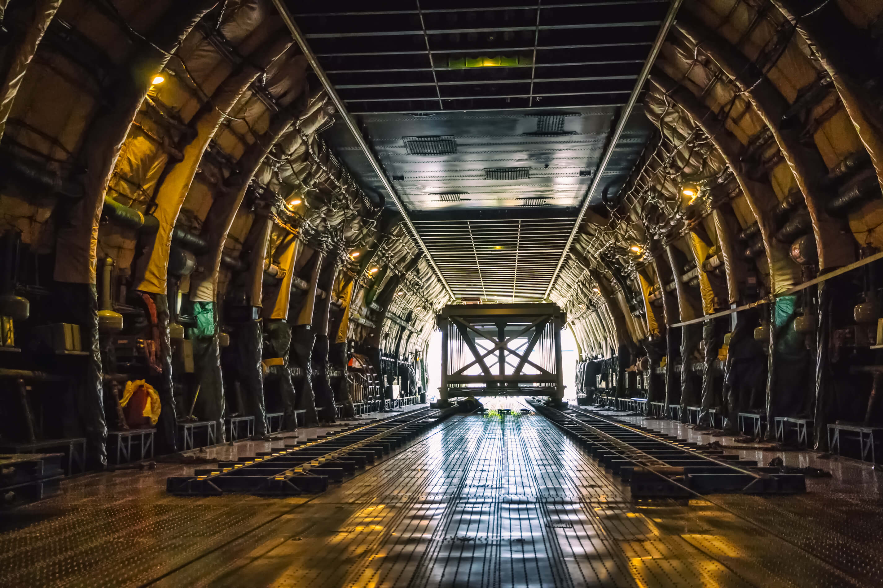 Interior of the Antonov 225 Mriya 