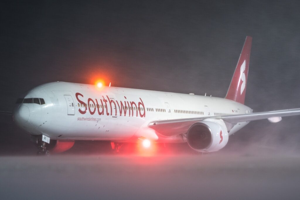 Pulkovo,International,Airport,,Saint-petersburg,,Russia,-,11.23.2023:,Southwind,Airlines,Boeing