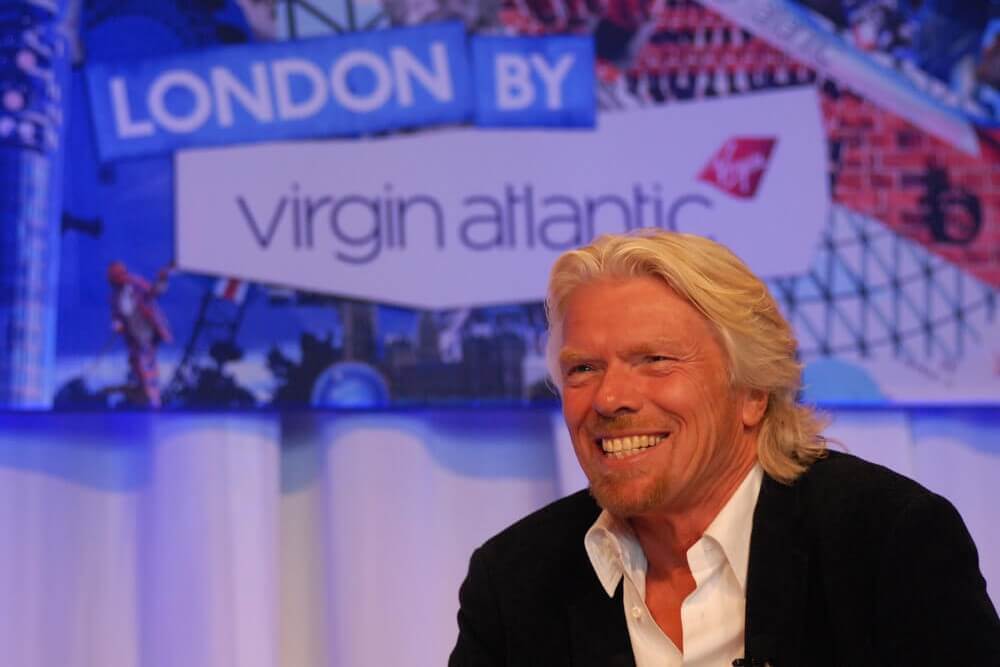 Sir Richard Branson, founder of the Virgin Group