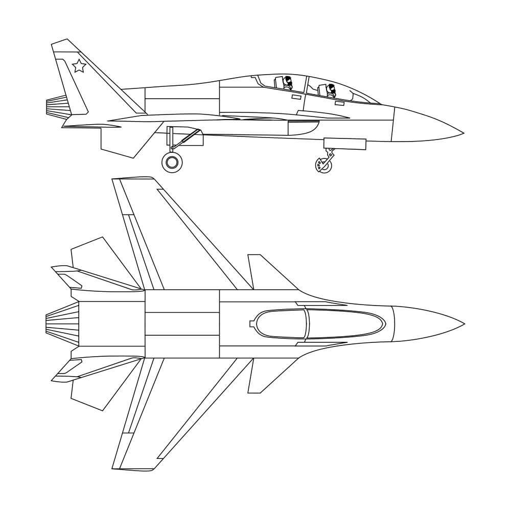 Sukhoi S-54 blueprint