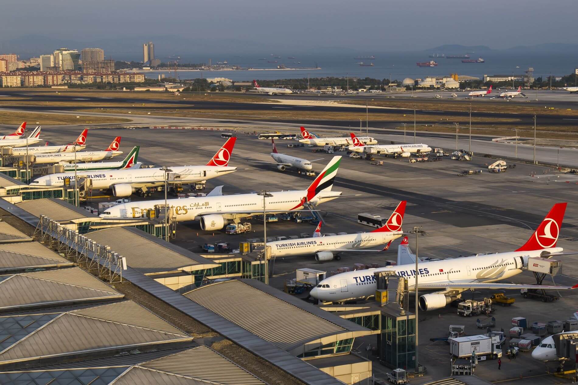 Turkish Airlines vs Big Three of Middle East Data AeroTime