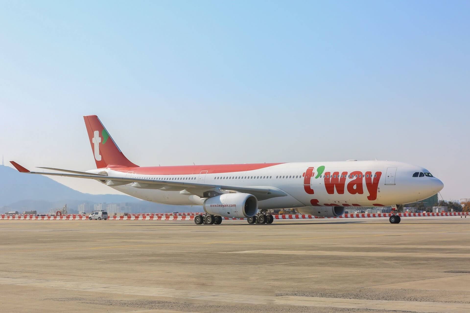 South Korea's T'way Air takes delivery of its first Airbus A330
